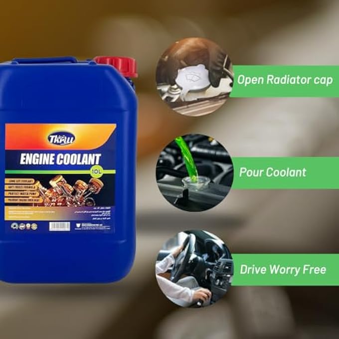 Thrill ENGINE COOLANT 10L CAN  HIGH-PERFORMANCE ANTIFREEZE FOR ALL-SEASON PROTECTION - Image 3